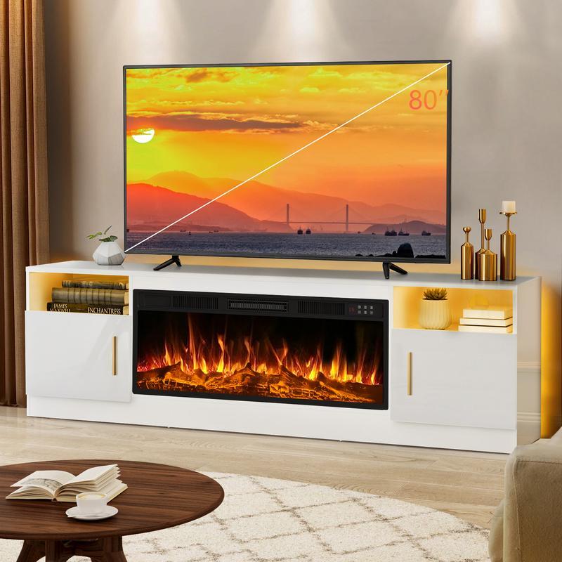 Lumen Fireplace TV Stand
