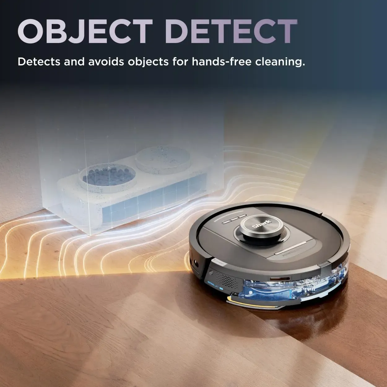 Shark PowerDetect 2-in-1 Robot Vacuum and Mop with NeverTouch Base - RV2820YE