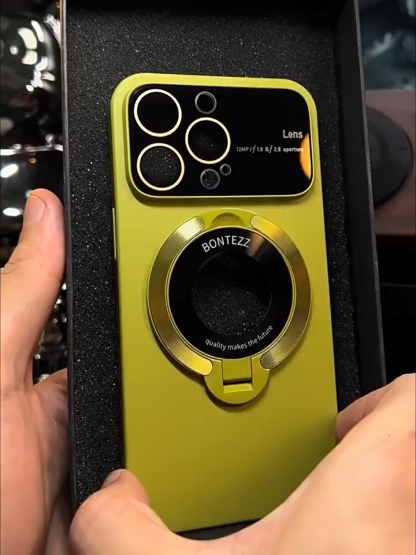 Luxury Magsafe Bracket Shockproof Mobile Phone Case for iPhone