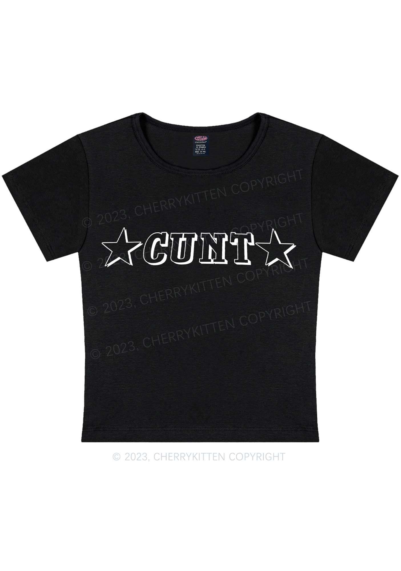 Star Count Y2K Baby Tee 