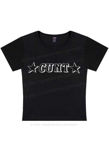 Star Count Y2K Baby Tee 