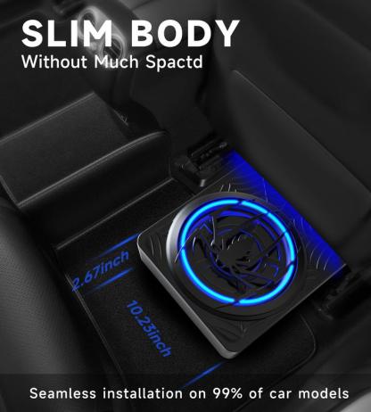 1200W Ultra-thin Car Subwoofer Set