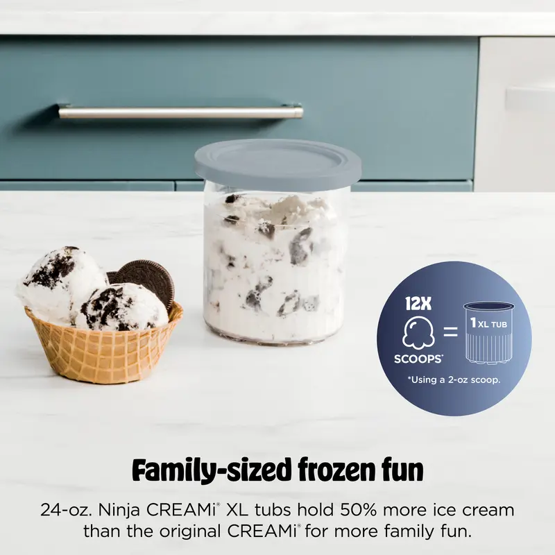 Ninja CREAMi XL Deluxe 11-in-1 Ice Cream and Frozen Treat Maker - NC501