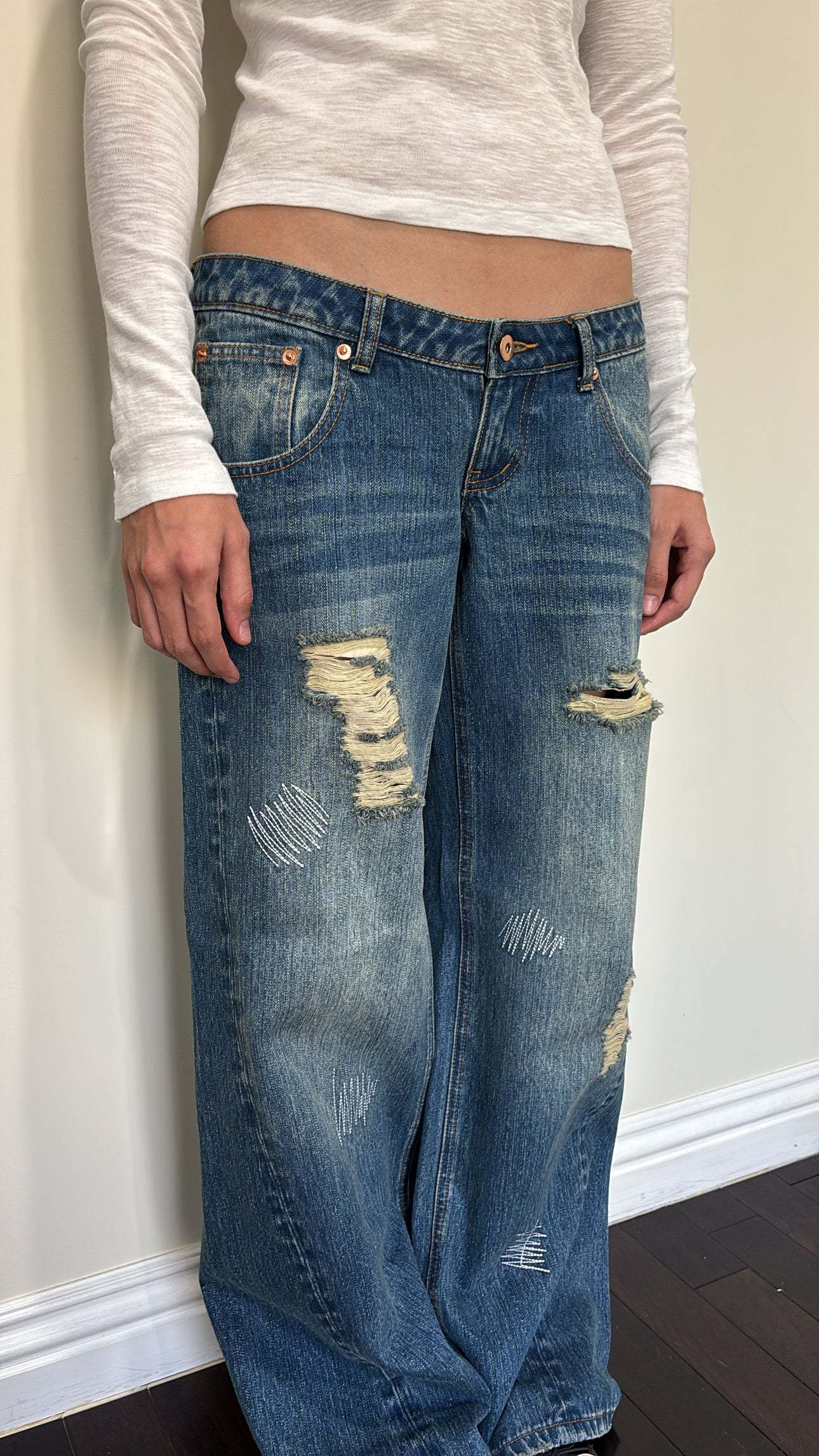 Afina Low-Rise Denim