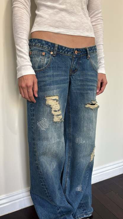 Afina Low-Rise Denim