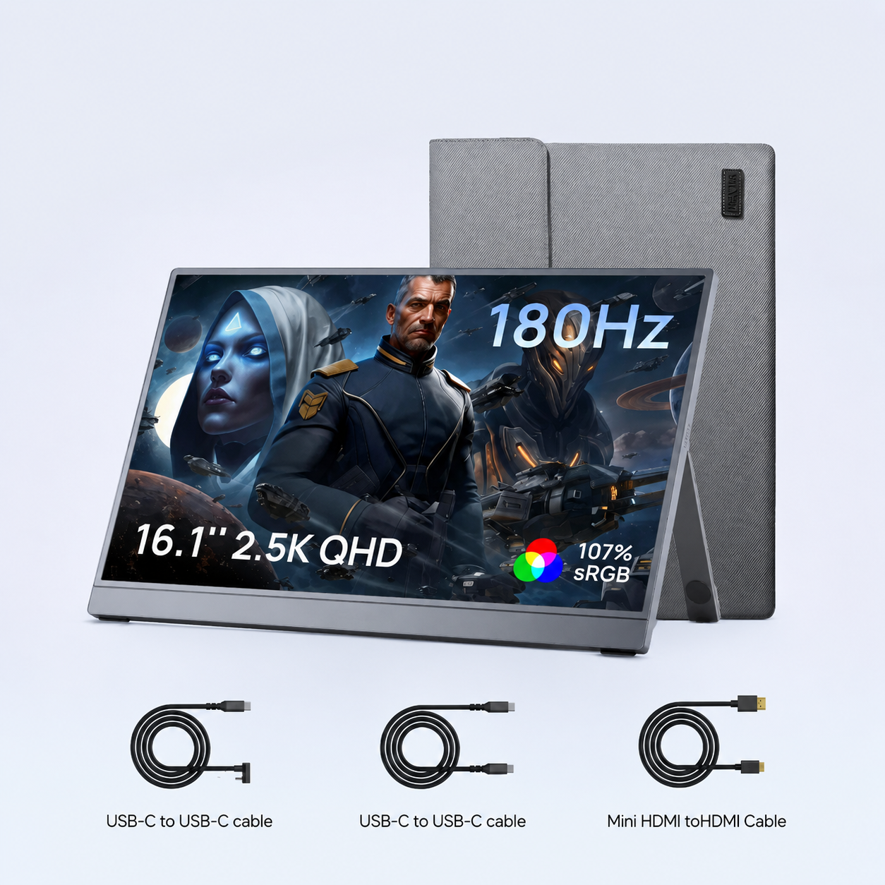 Z3FC 16.1 Portable Gaming Monitor Gray