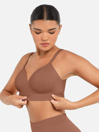 Wireless Push-Up Seamless Comfort Full Coverage Bra