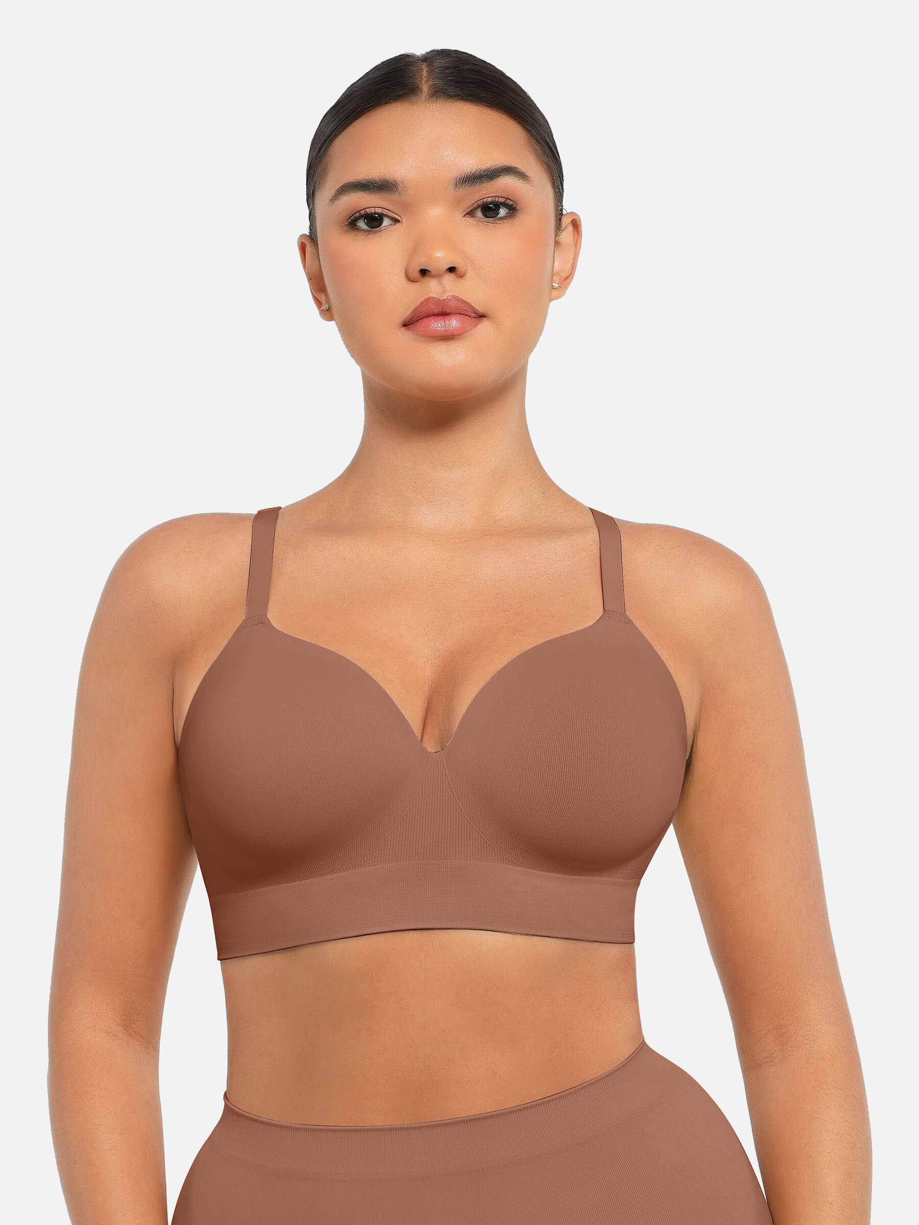 Wireless Push-Up Seamless Comfort Full Coverage Bra