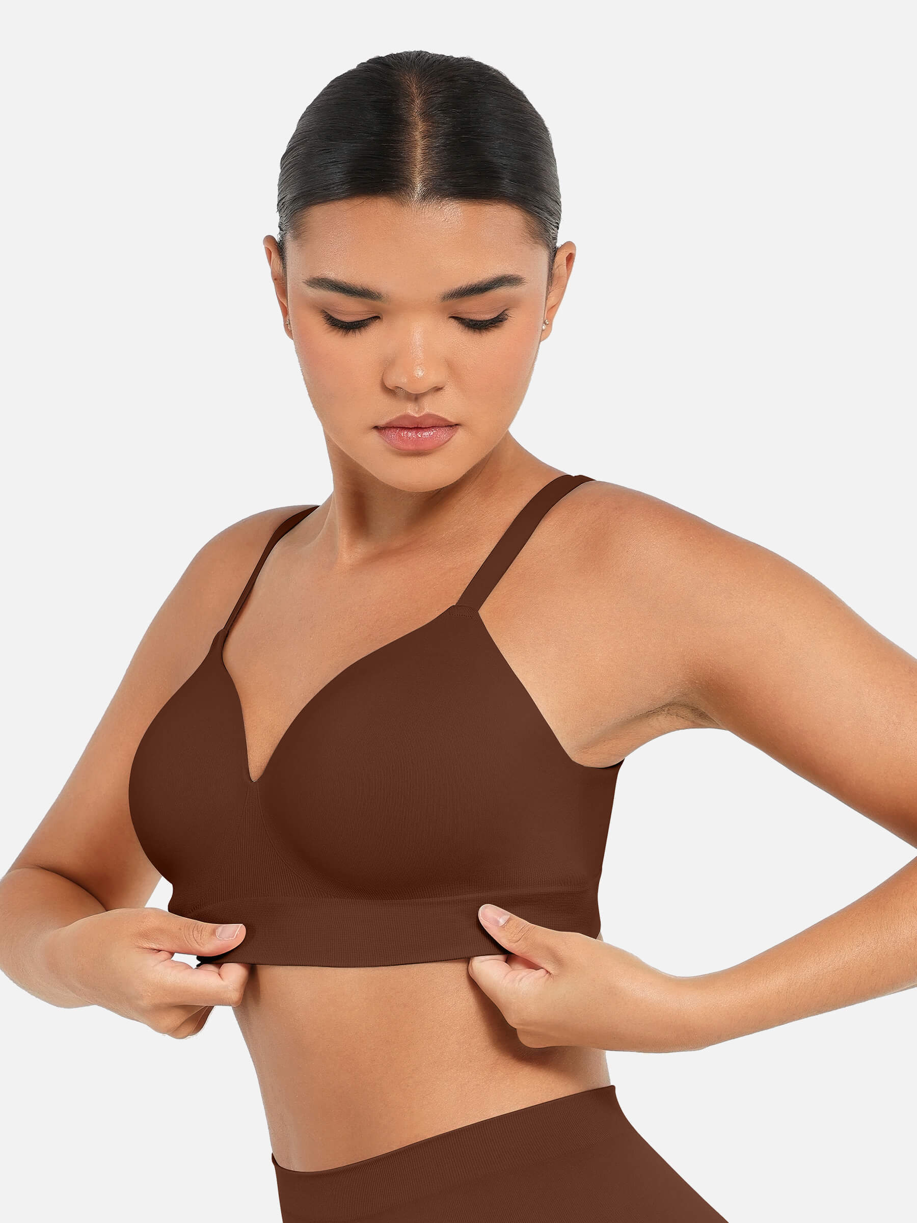 Wireless Push-Up Seamless Comfort Full Coverage Bra