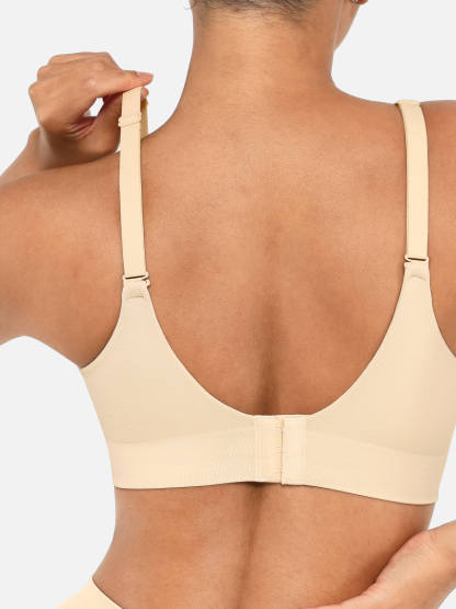Wireless Push-Up Seamless Comfort Full Coverage Bra