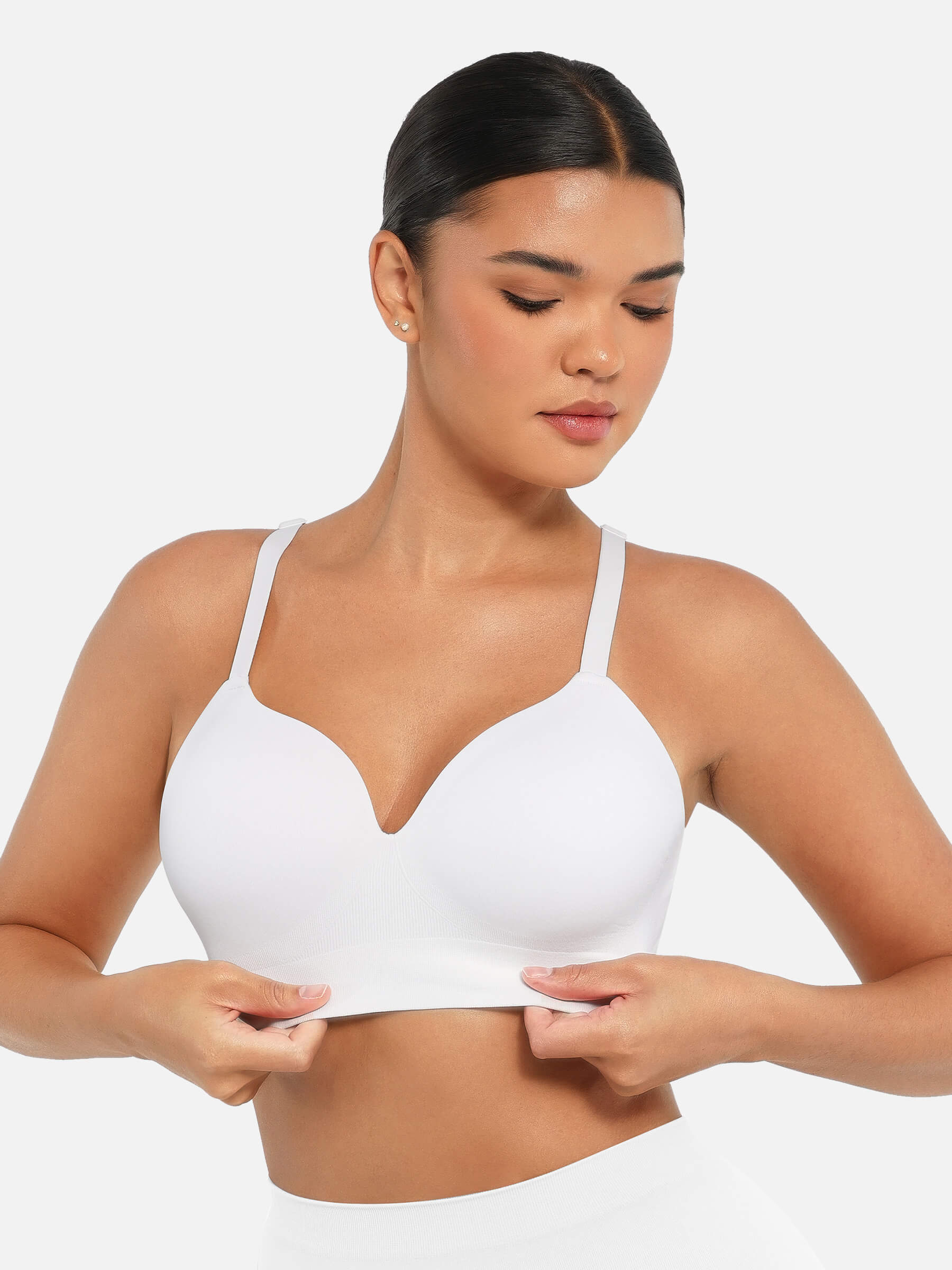 Wireless Push-Up Seamless Comfort Full Coverage Bra