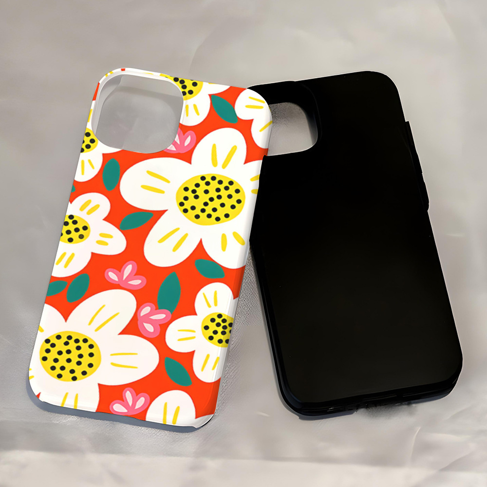 Flower Printed Phone Case for Apple iPhone