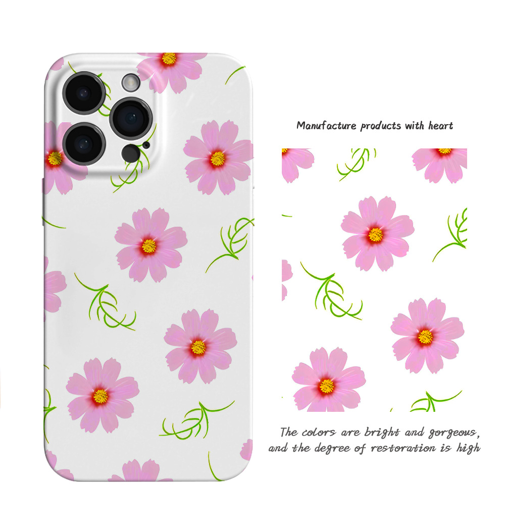 Floral Printed Phone Case for Apple iPhone