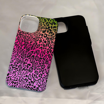 Gradient leopard Printed Phone Case for Apple iPhone