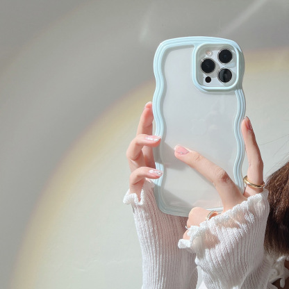 Wavy Border Mobile Phone Case for Apple iPhone