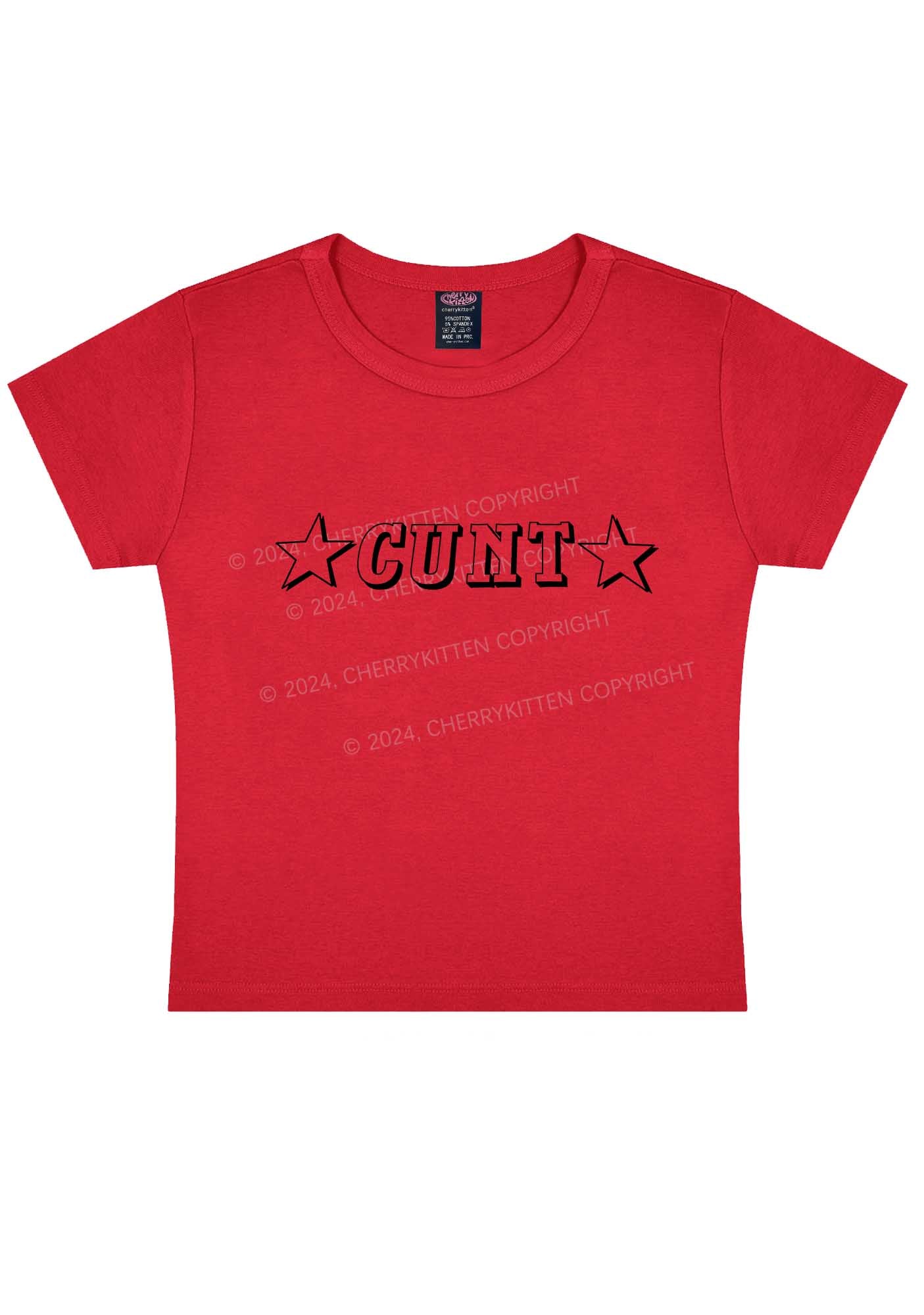 Star Count Y2K Baby Tee 