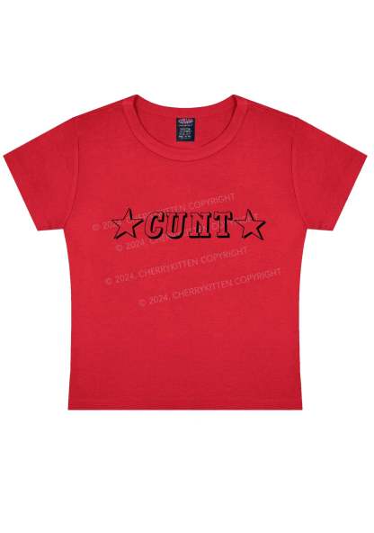 Star Count Y2K Baby Tee 