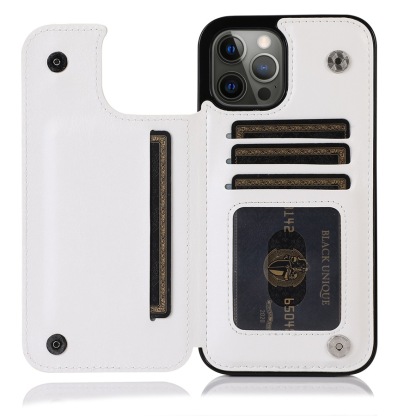 Leather Card Wallet Mobile Phone Case for iPhone