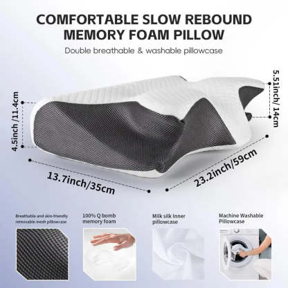 Lumen Memory Foam Neck Pillow