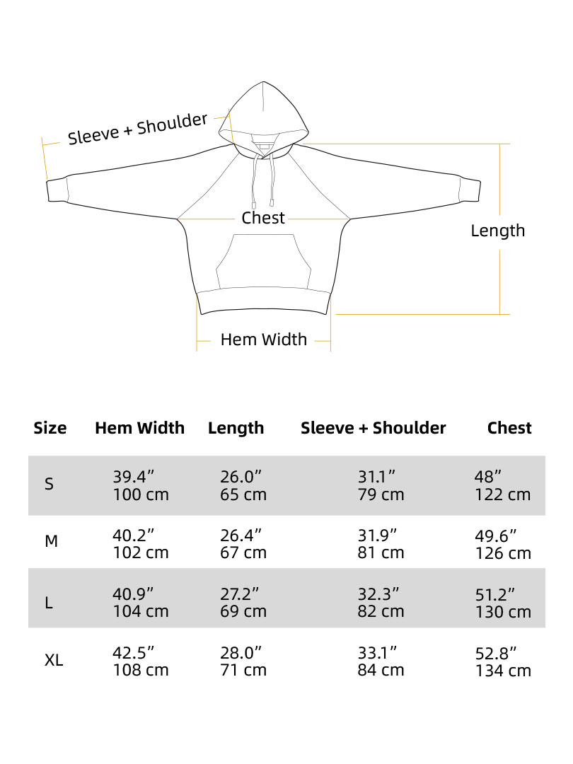 Heavyweight Structure Meets Bold Expression: Solitude Dream Hoodie