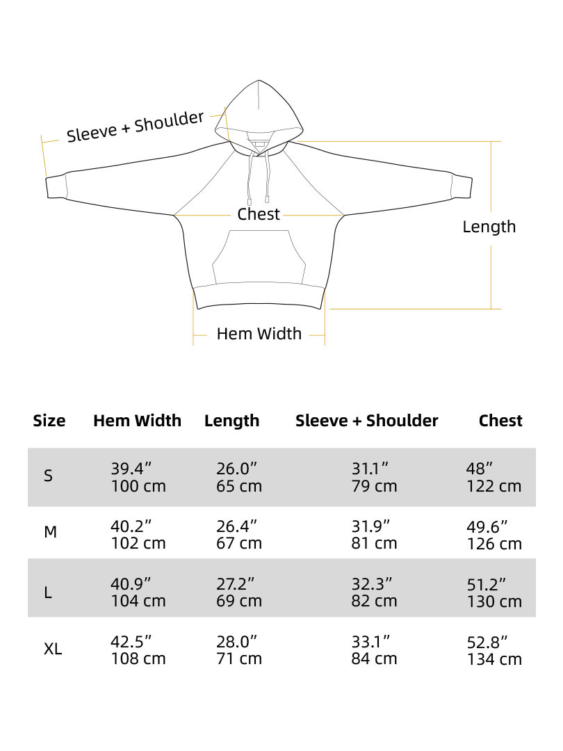 Heavyweight Structure Meets Bold Expression: Solitude Dream Hoodie
