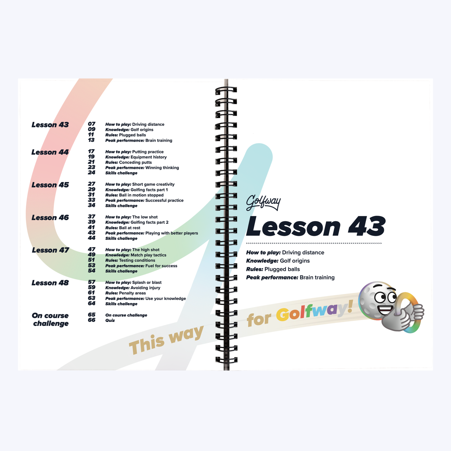 Golfway Programme - Level 8 (Pack of 10)