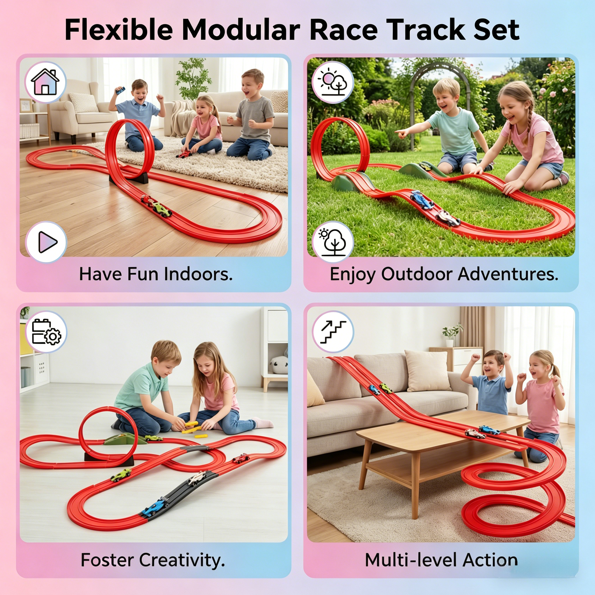 Flexible Racetrack Set