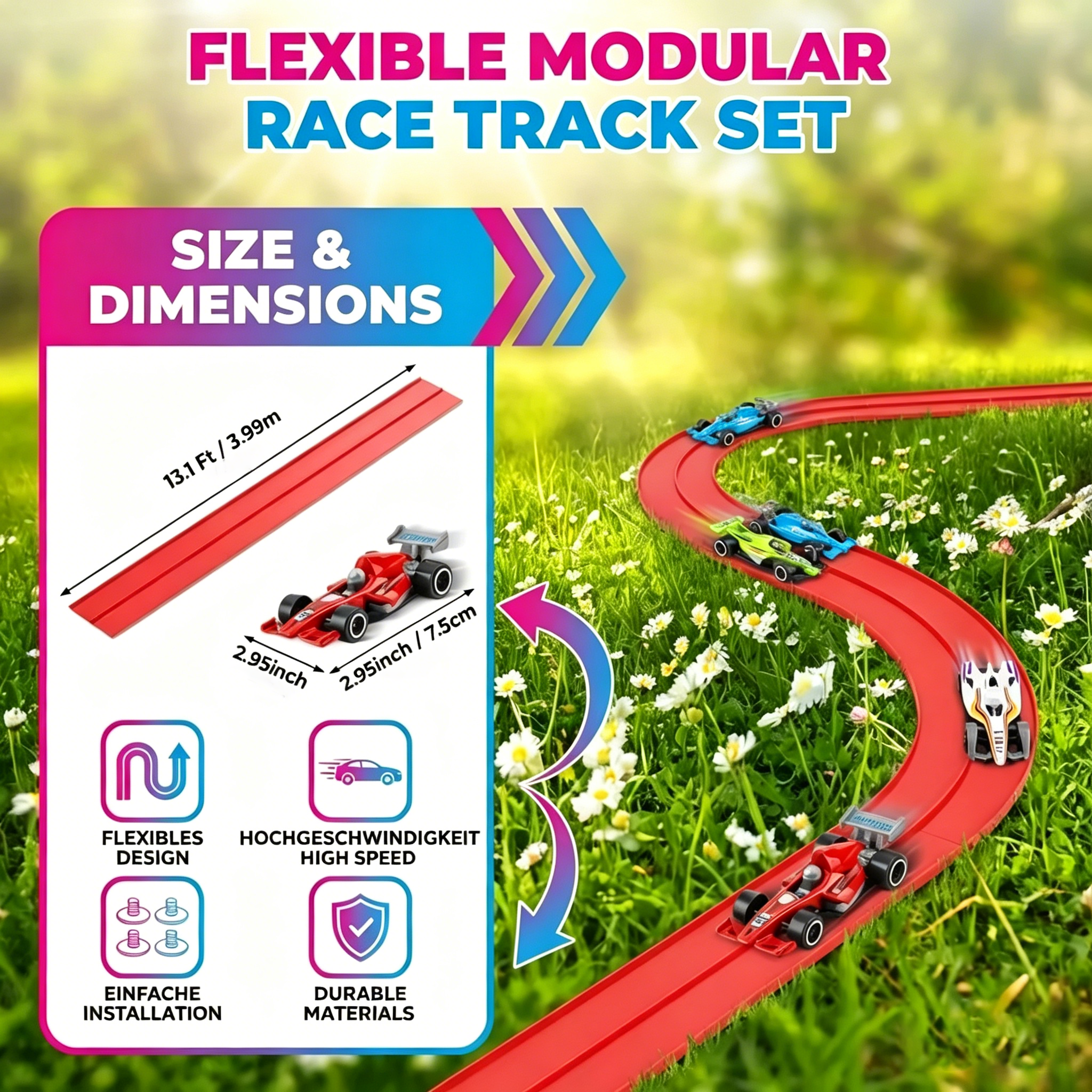 Flexible Racetrack Set