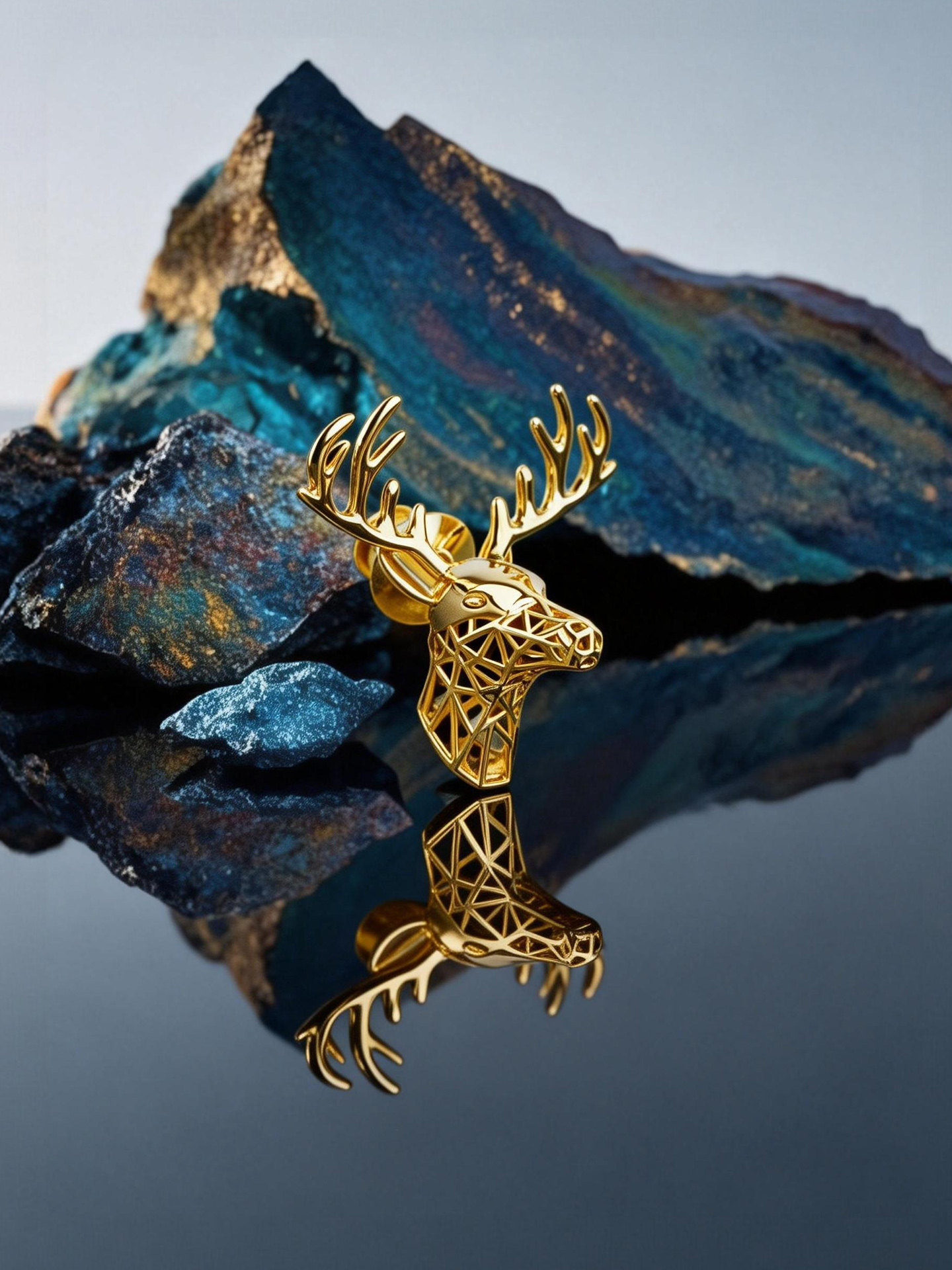 Vintage Elk  Brooch 