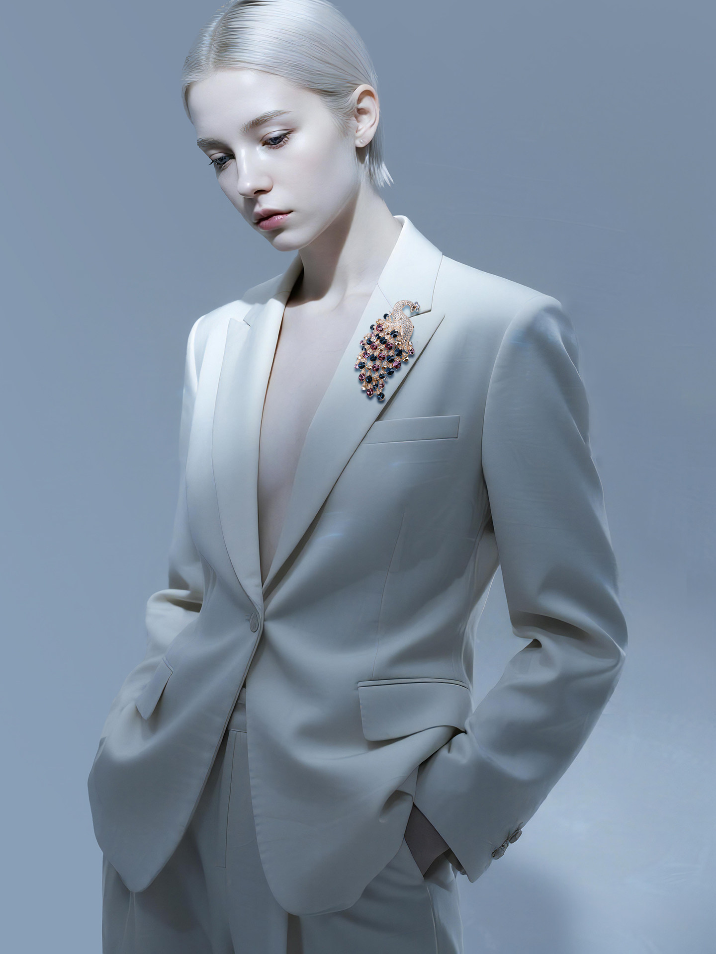 Aurora Peacock Brooch – A Symbol of Grace & Radiance