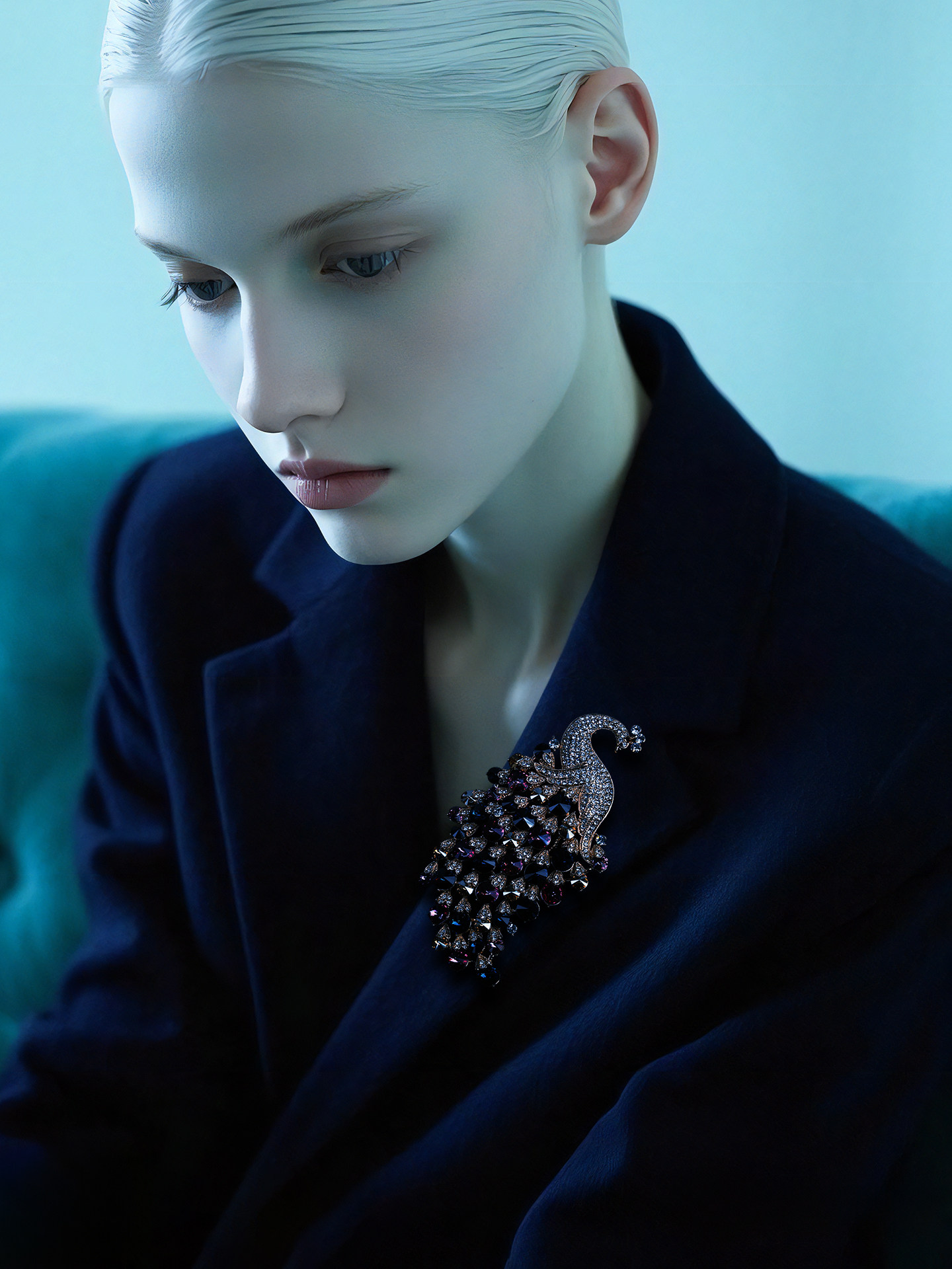Aurora Peacock Brooch – A Symbol of Grace & Radiance