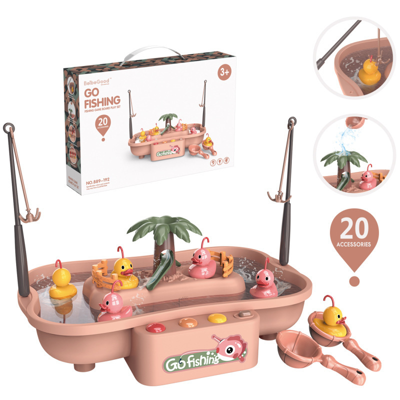 Interactive Fishing Game Toy for Kids – Water Play Set with Rods