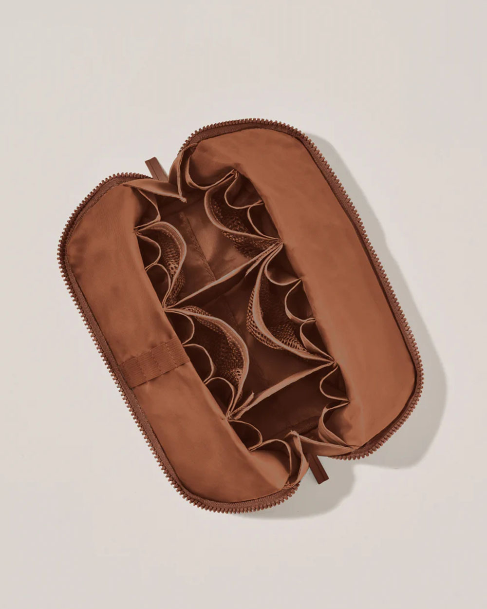 The brown Blue travel vanity case