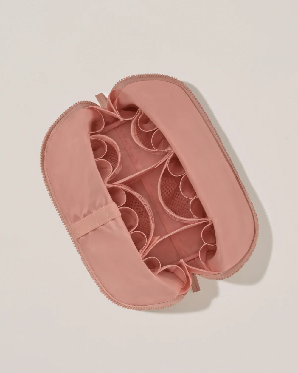 The pink Blue travel vanity case