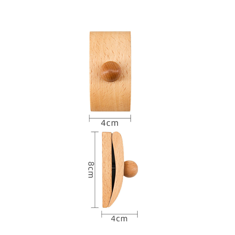 Blanket Hanger Clips - Beechwood (Set of 4)
