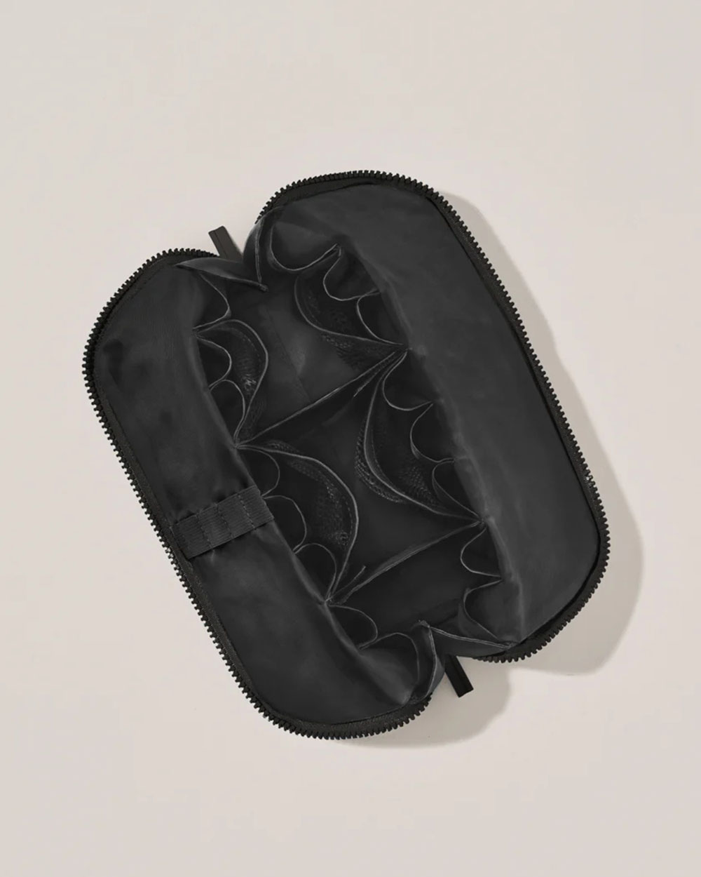 The black travel vanity case