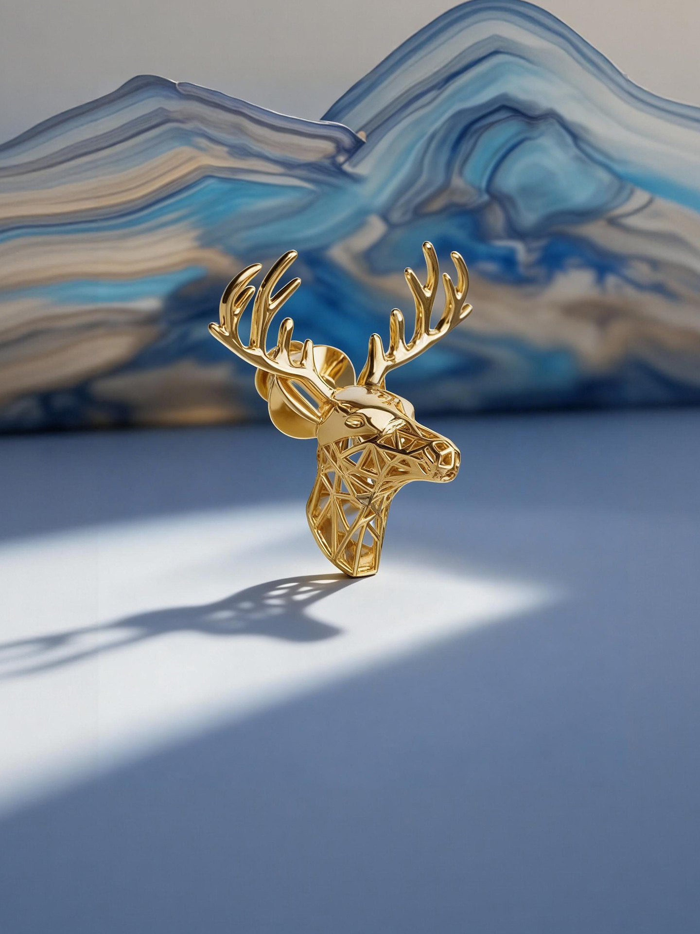 Vintage Elk  Brooch 