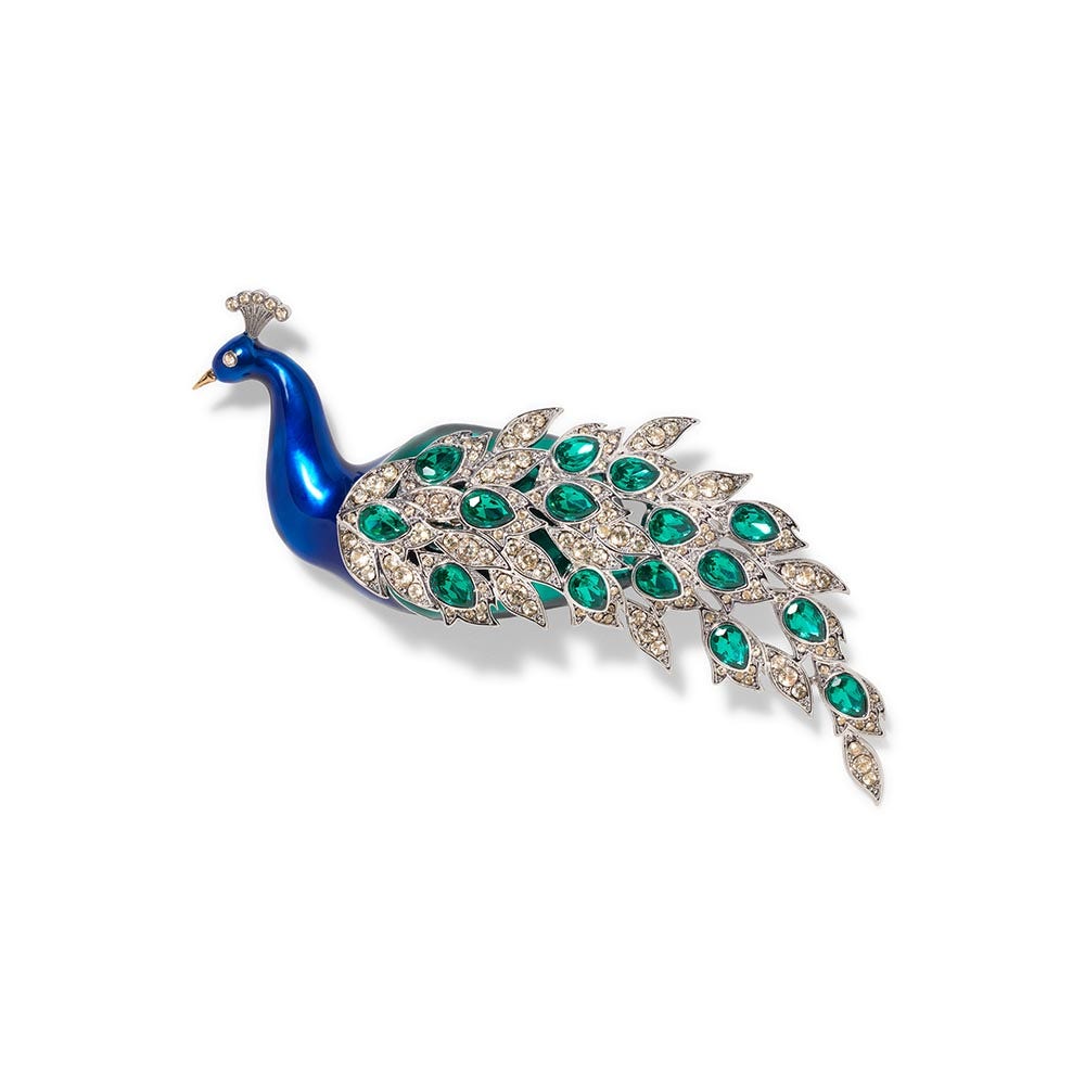 Chelsea Peacock Brooch
