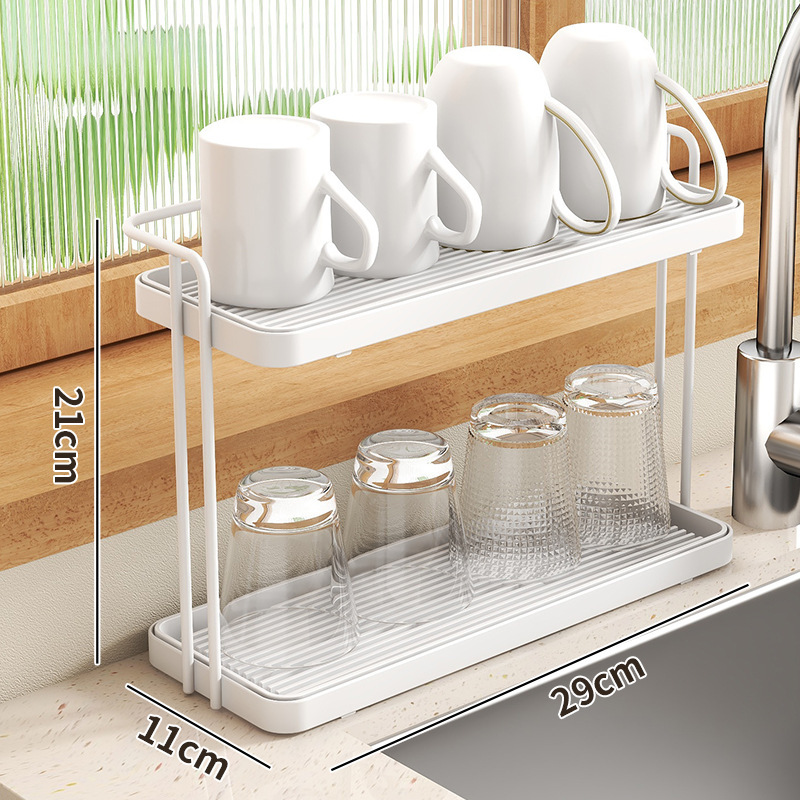 Cup rack storage rack cup rack upside down storage water cup rack hanging rack drain cup rack tea cu