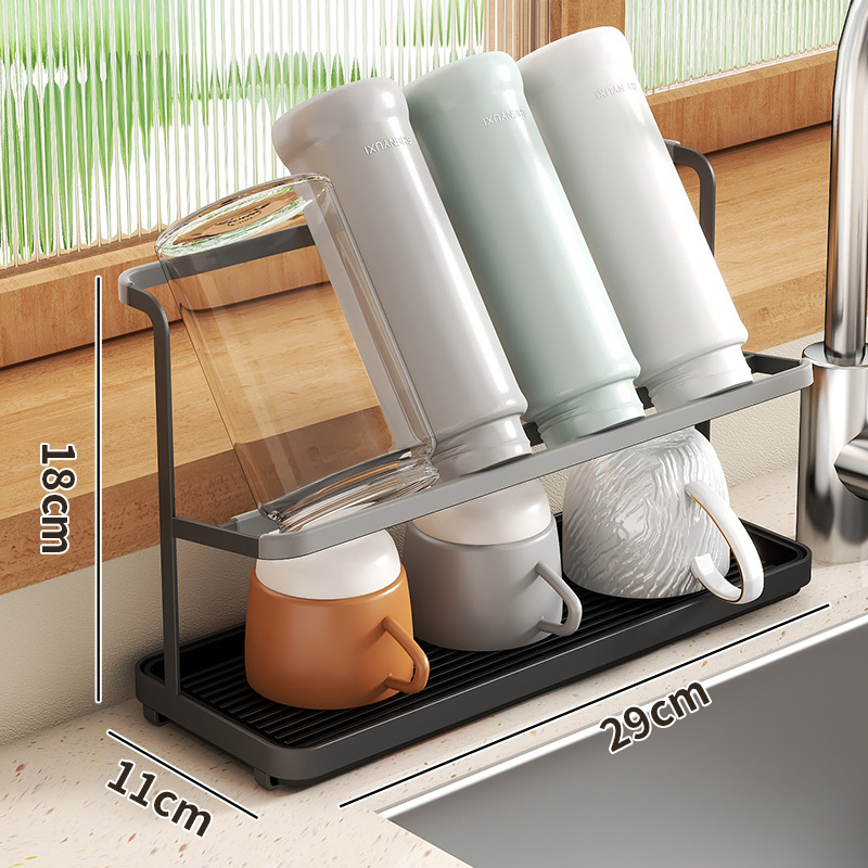 Cup rack storage rack cup rack upside down storage water cup rack hanging rack drain cup rack tea cu