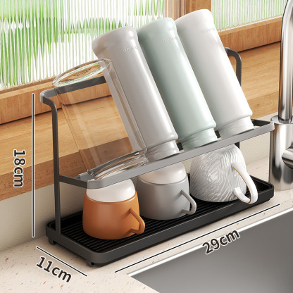 Cup rack storage rack cup rack upside down storage water cup rack hanging rack drain cup rack tea cu