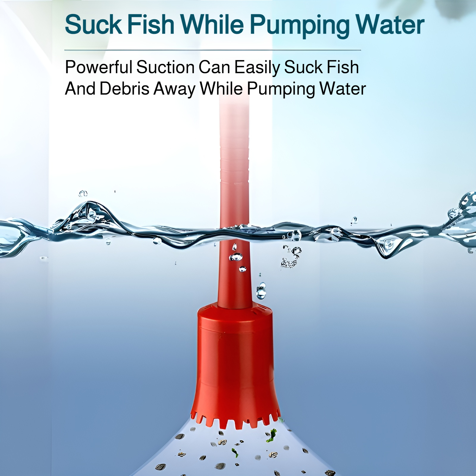 Fish tank electric water changer automatic water pump sand washing toilet suction device home aquari