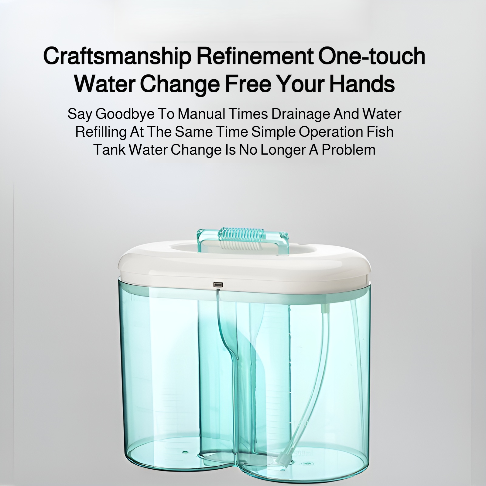 Electric aquarium water pump for fish tanks