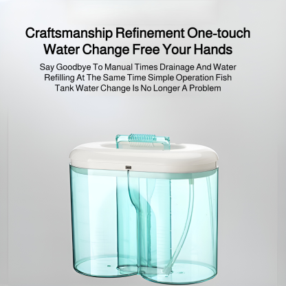 Pet fish tank water change bucket automatic water change artifact electric water pump aquarium suppl