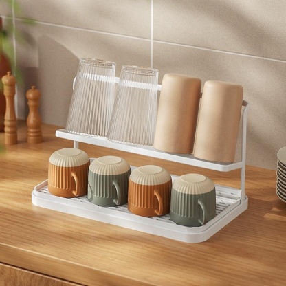 Cup rack storage rack cup rack upside down storage water cup rack hanging rack drain cup rack tea cu
