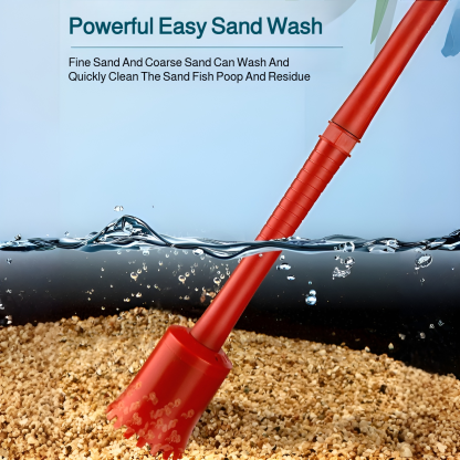 Fish tank electric water changer automatic water pump sand washing toilet suction device home aquari