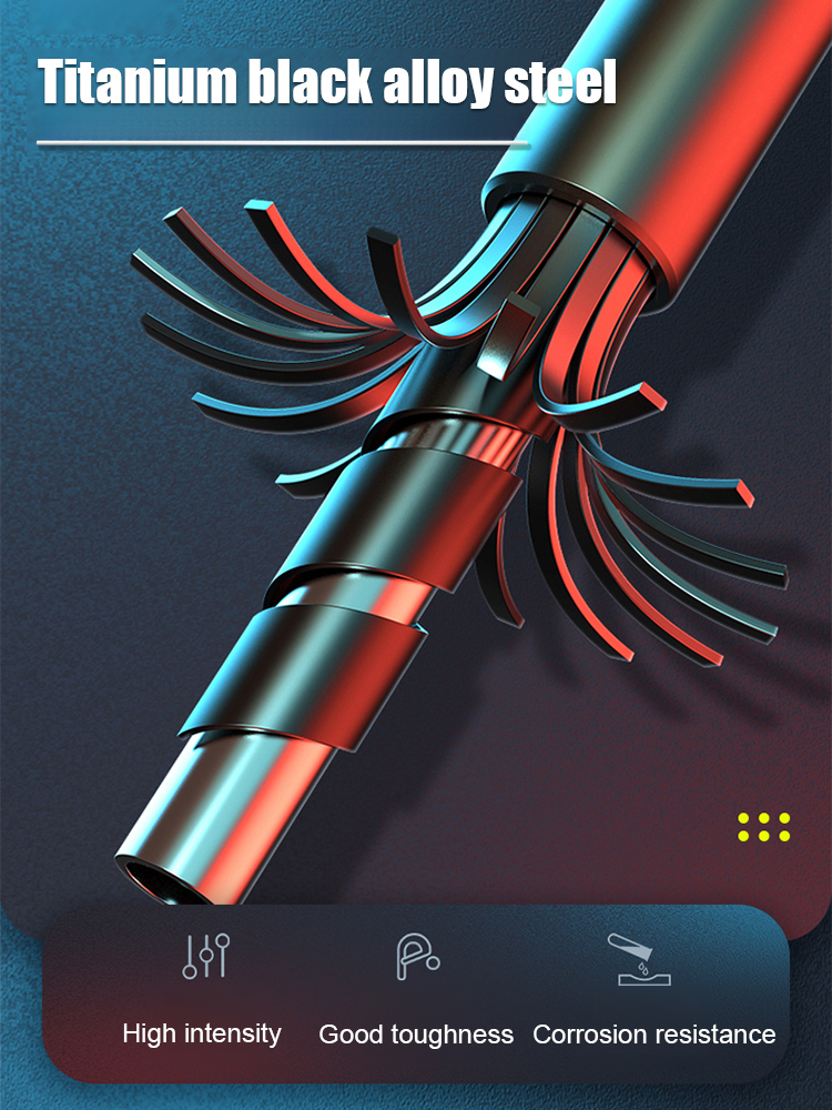 Close-range weapon: Telescopic anti-dog hiking stick✨Shatters tempered glass in 1 second✨Withstands over 300 pounds of vertical pressure✨Lasts up to 50 years✨