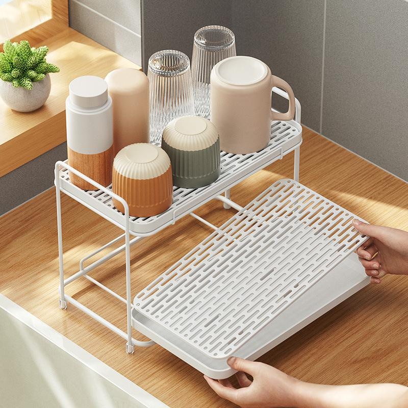 Cup rack storage rack cup rack upside down storage water cup rack hanging rack drain cup rack tea cu