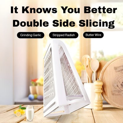 Thinage double-sided grater left and right bidirectional grater cheese cutting butter cutting