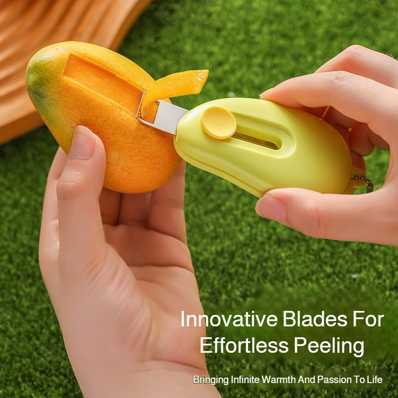 Household multifunction fruit peeler 2in1 portable scraper home student dormitory use
